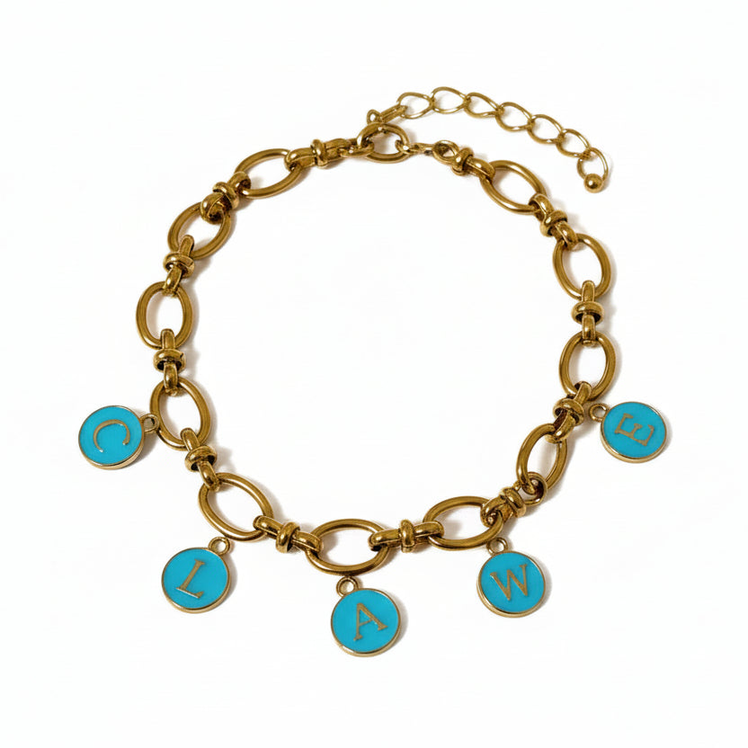 おなまえチョーカー (アルファベットチャーム付き)