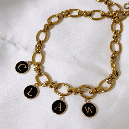 おなまえチョーカー (アルファベットチャーム付き)