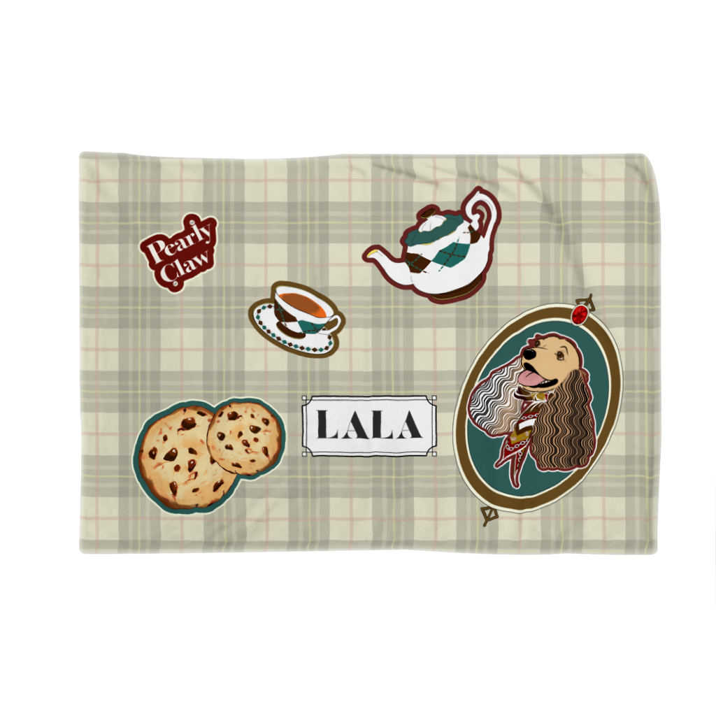 オリジナルカフェマット [ワッペン柄] (ペキニーズ・コッカー)